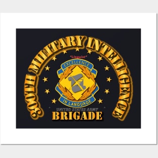 300th Military Intelligence Brigade - Linguist - DUI Posters and Art